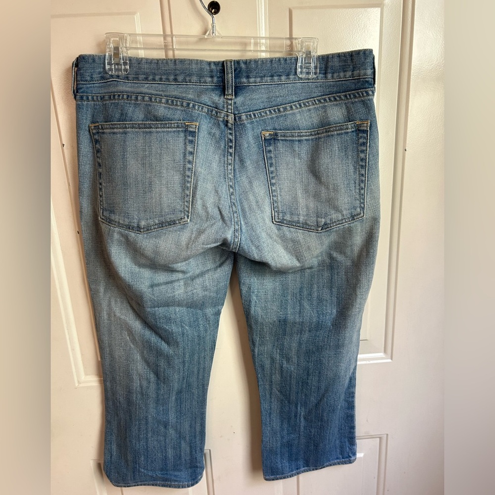 Vintage J Crew Matchstick Y2K Capri Jeans - size 30 - Picture 5 of 5